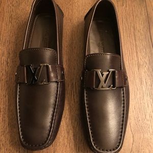 Men's Louis Vuitton Monte Carlo Mocassin Brown